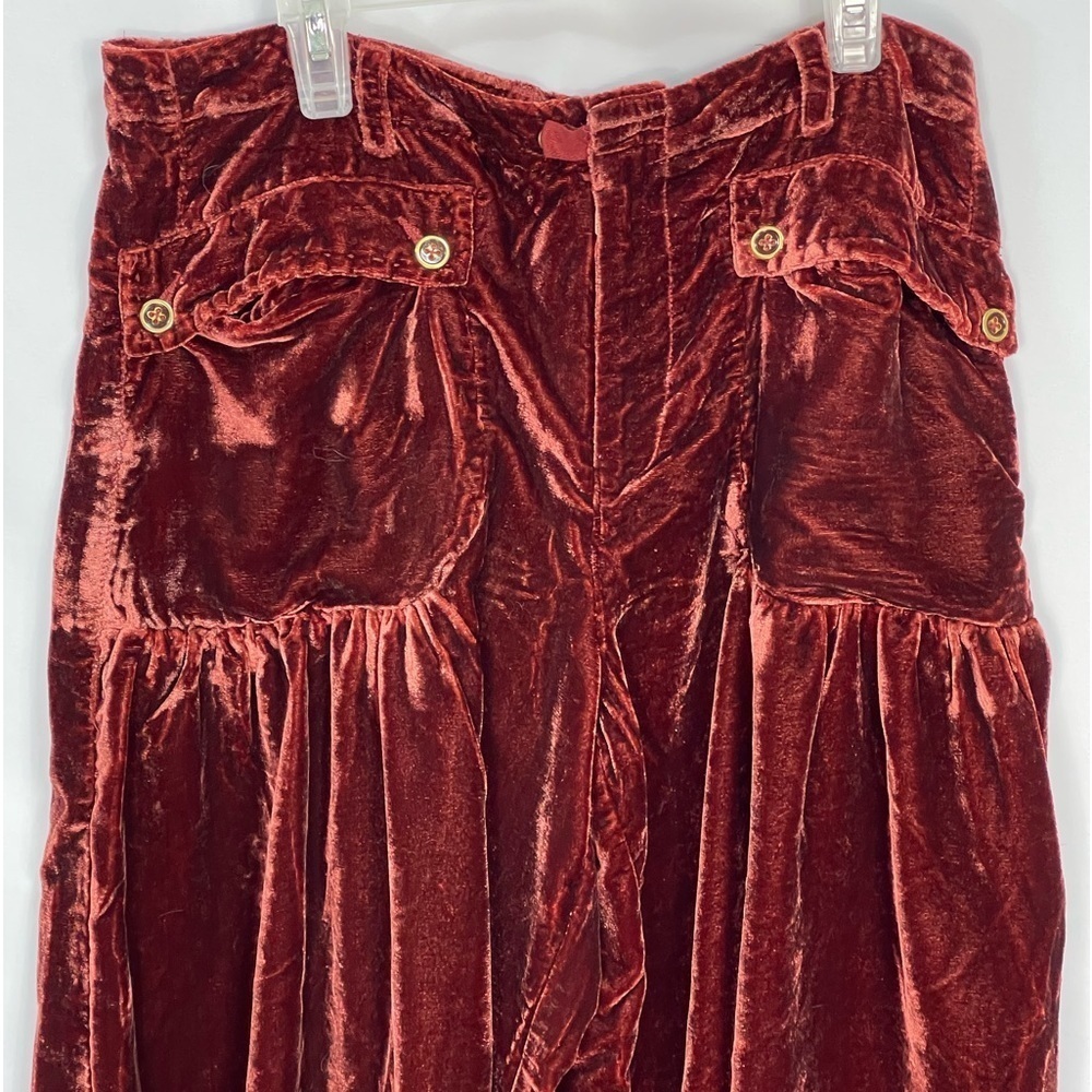 We the Free Lotus Velvet Garnet balloon pants women’s size 28 We the free - Picture 3 of 17